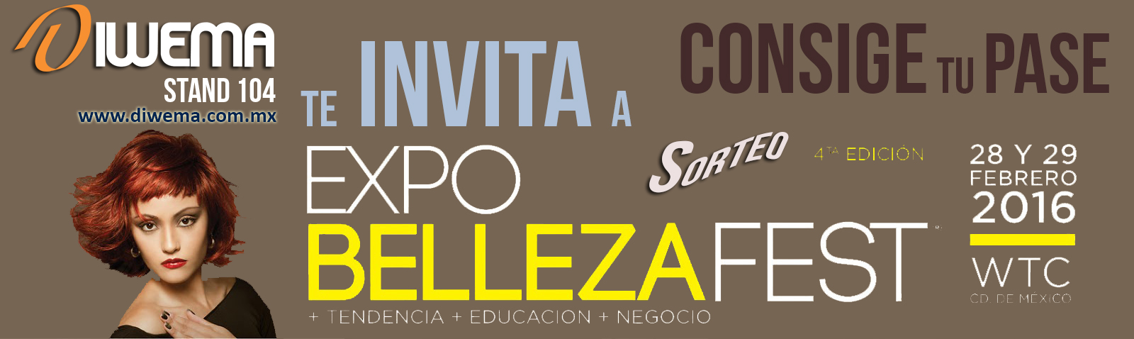 Invitaciones Expo BellezaFest 2016 - Entradas ExpoBellezaFest Mexico